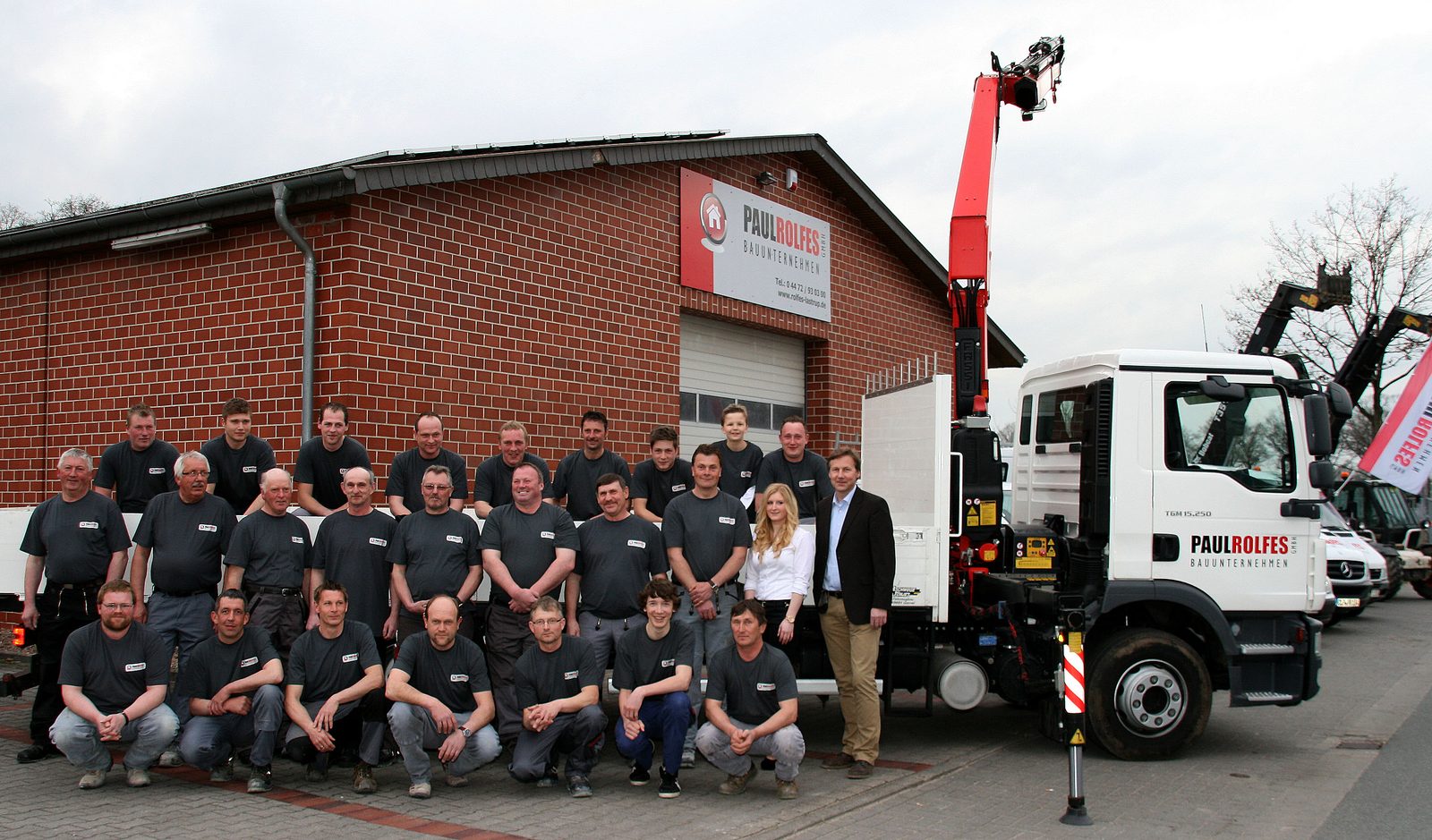 Die Belegschaft der Paul Rolfes GmbH